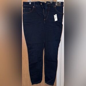 Express Women's Dark Indigo Skinny Jeans